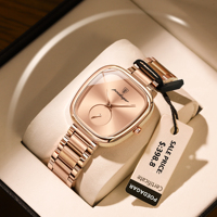 POEDAGAR-Montre à quartz étanche en acier inoxydable pour femme, montres de luxe pour femme, horloge élégante pour femme, haute qualité 1